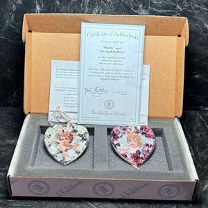 THE BRADFORD EDITIONS “Purity” and “Loving Kindness” Ornaments #1815A